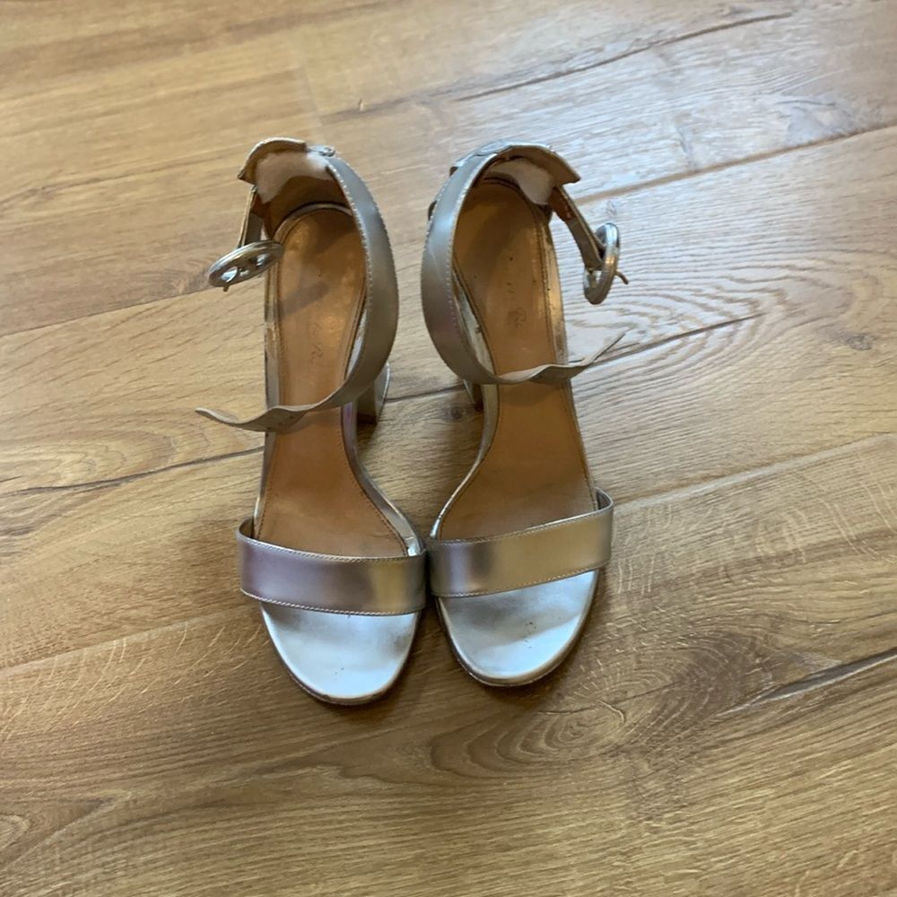 Gianvito Rossi silver heals